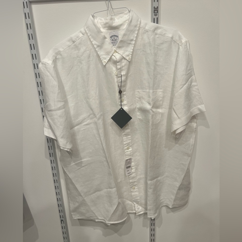 White linen shirt